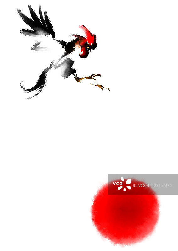 水墨画插图图片素材