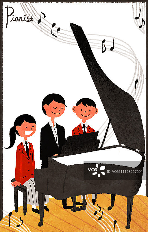 工作指导插画图片素材