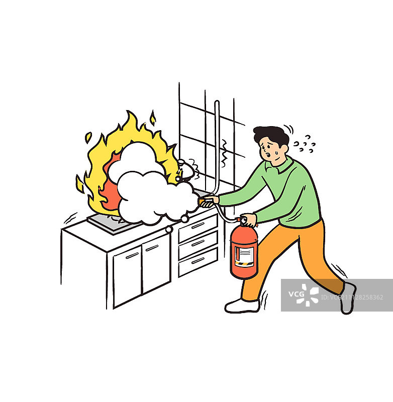 自然灾害插画图片素材