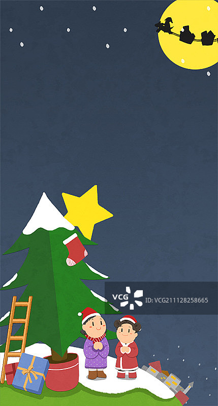 圣诞插图图片素材