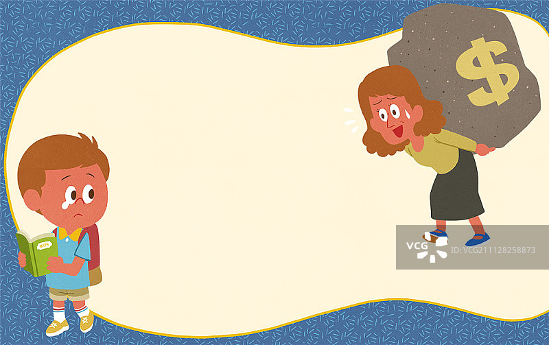 母亲在经济上不支持她的孩子图片素材