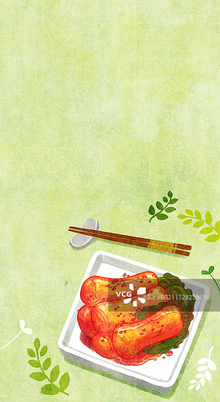 泡菜插画图片素材