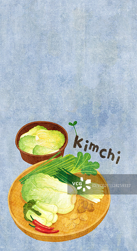 泡菜插画图片素材