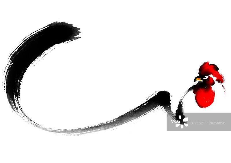 水墨画插图图片素材