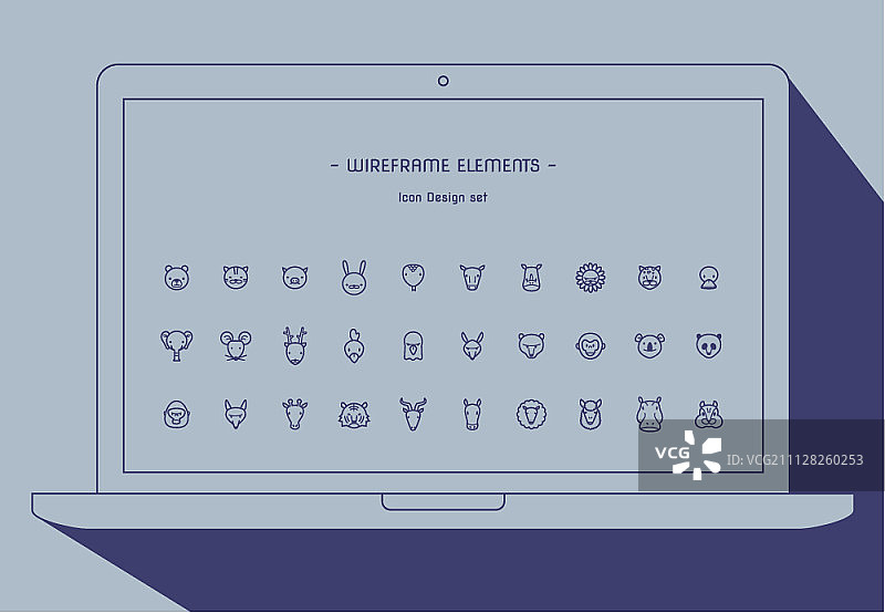 行图标设置图片素材