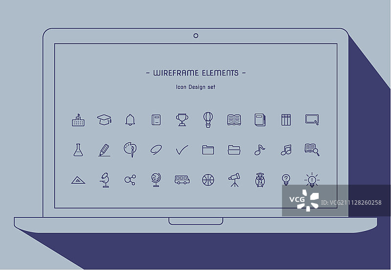 行图标设置图片素材