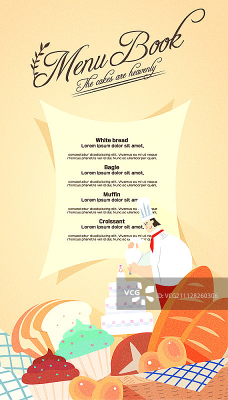 食品菜单排版图片素材