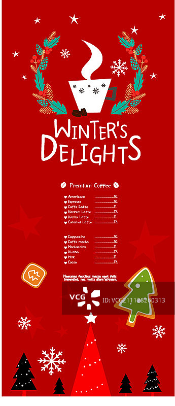 食品菜单排版图片素材