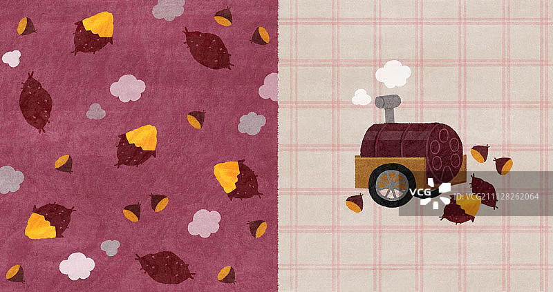 冬季图案无缝背景图片素材