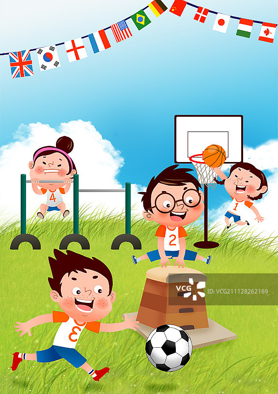 儿童教育插画图片素材