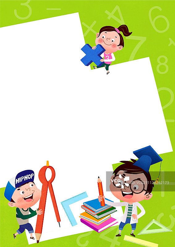 儿童教育插画图片素材