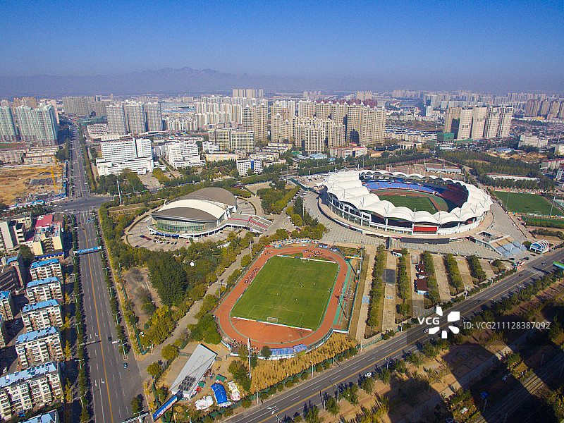河北省秦皇岛奥体中心图片素材