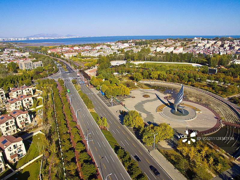 河北省秦皇岛北戴河城市风光图片素材