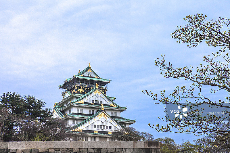 大阪城,大阪,日本图片素材