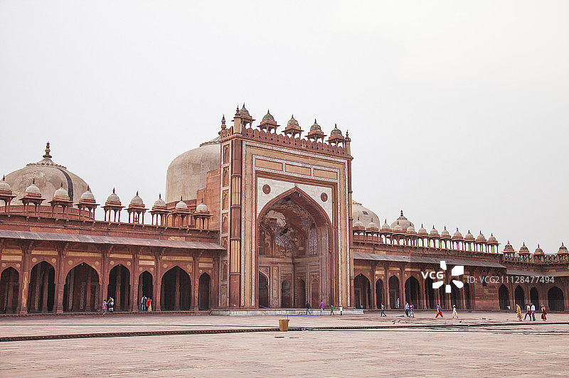 法第普西克里城,阿格拉,印度图片素材