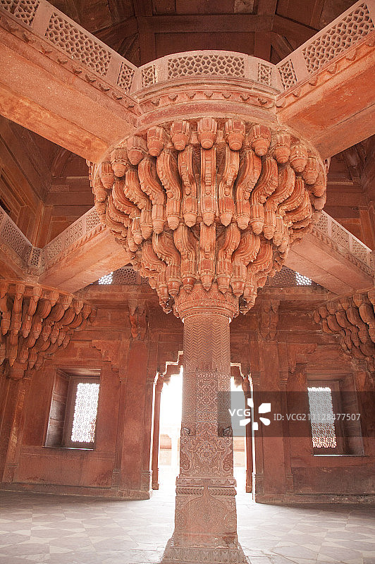 法第普西克里城,阿格拉,印度图片素材