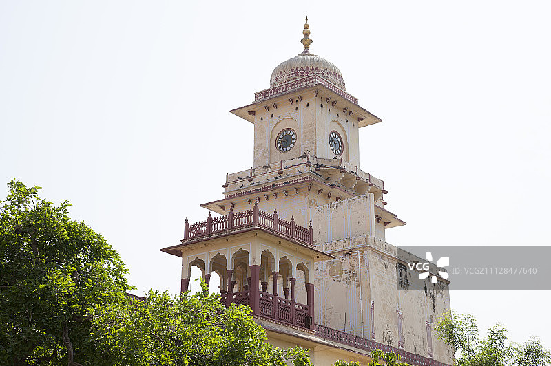 斋浦尔城市宫殿,斋浦尔,印度图片素材