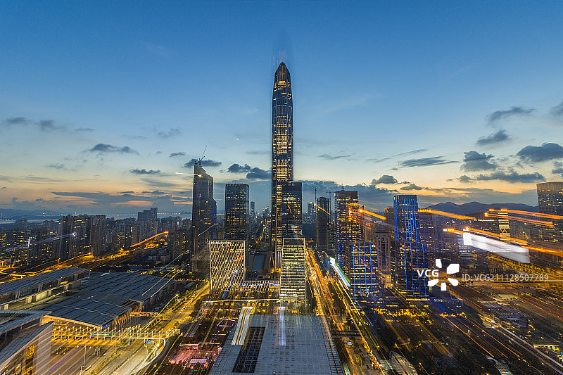 深圳天际线图片素材