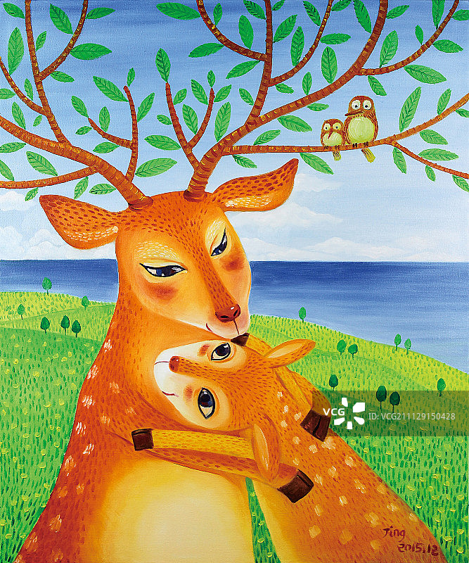 我就是鹿图片素材