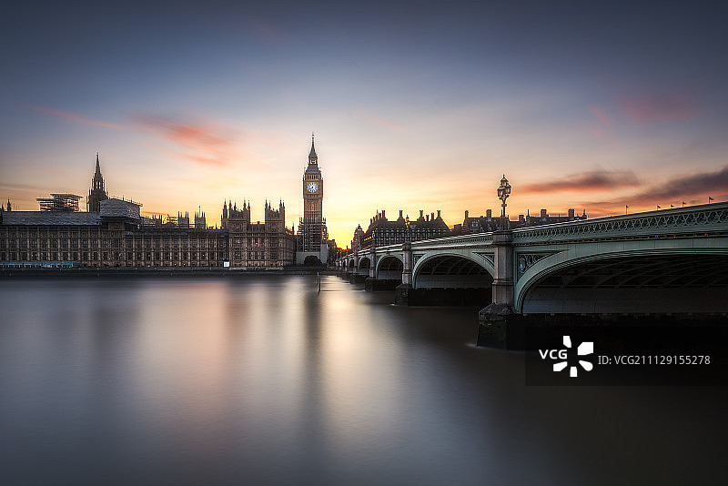 英国伦敦大本钟图片素材