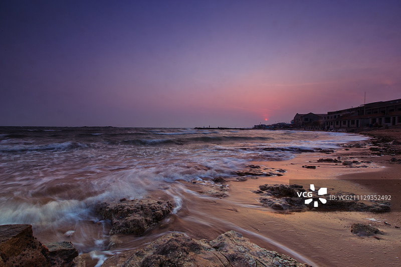 日落海边图片素材