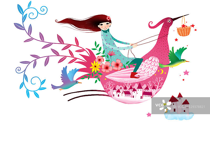 迎春纳福图片素材