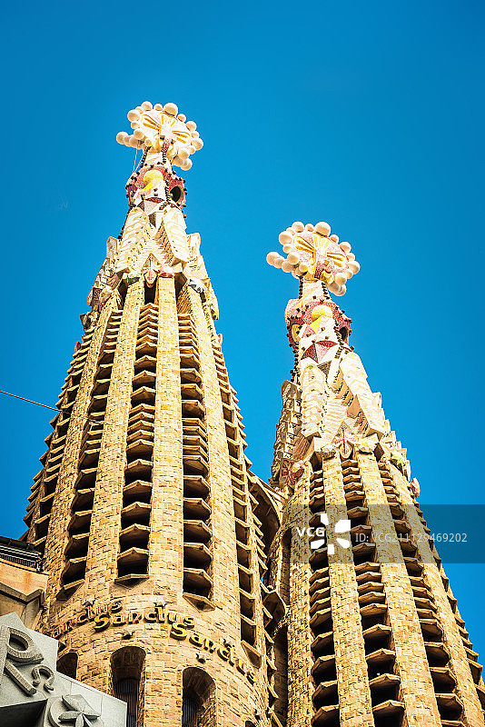 巴塞罗那圣家族教堂图片素材