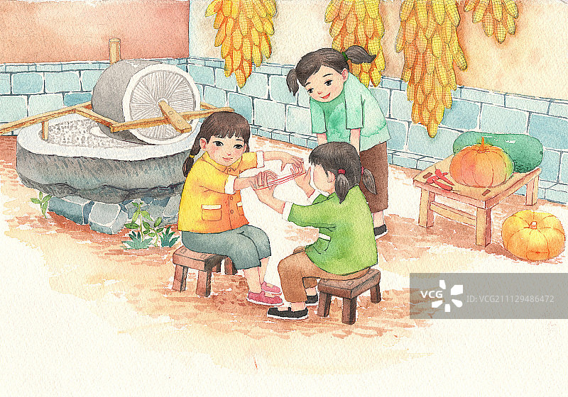 童年游戏系列-翻绳图片素材