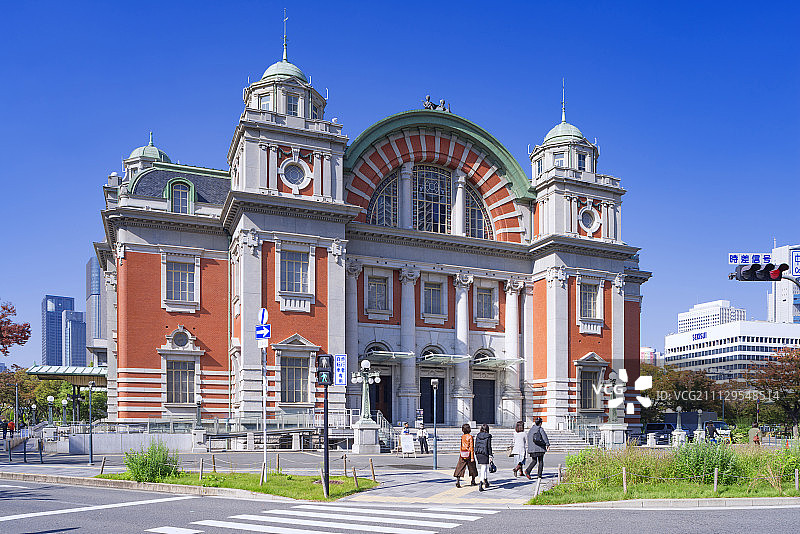 日本大阪市中央公会堂，中之岛图片素材
