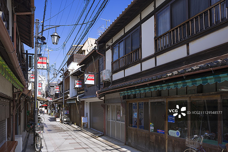 日本京都伏见龙马通（老式商店街）图片素材