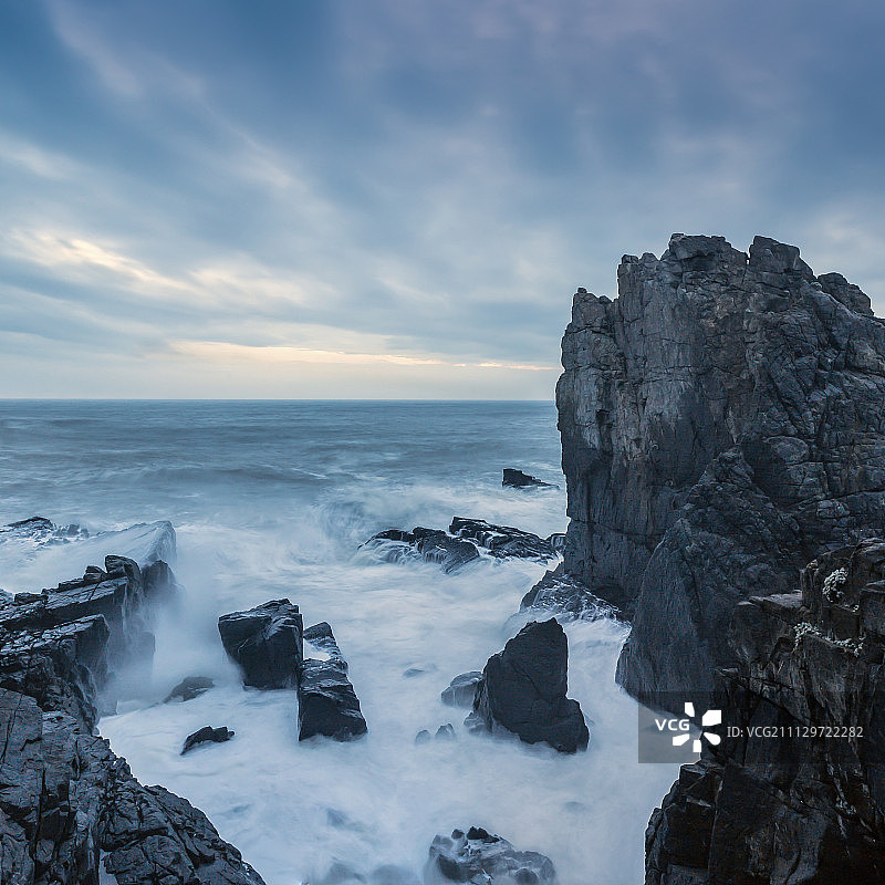 海岸礁石岛屿图片素材