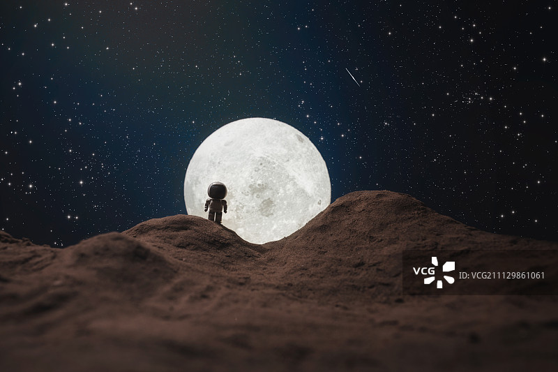 星球上的宇航员图片素材