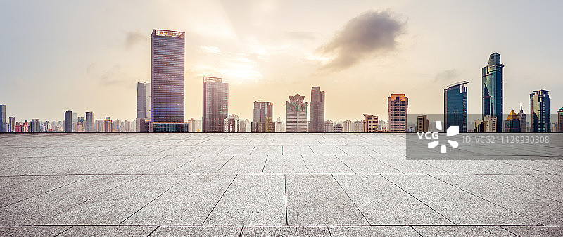 上海城市道路平台图片素材