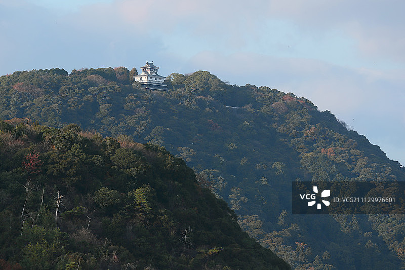 日本山口县岩国城图片素材