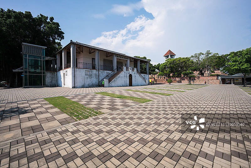 台湾台南市热兰遮城博物馆安平古堡图片素材