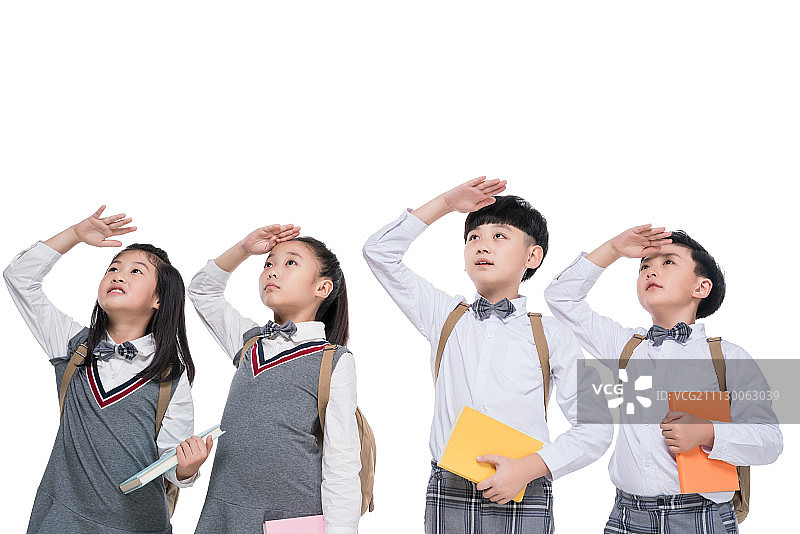 快乐的小学生图片素材