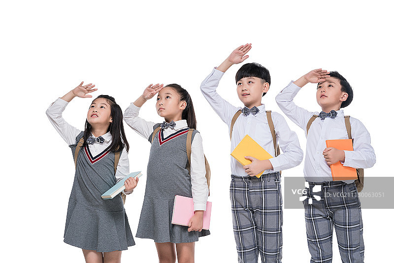 快乐的小学生图片素材