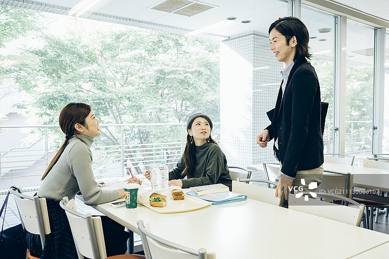 校园生活 学生 自助餐厅图片素材