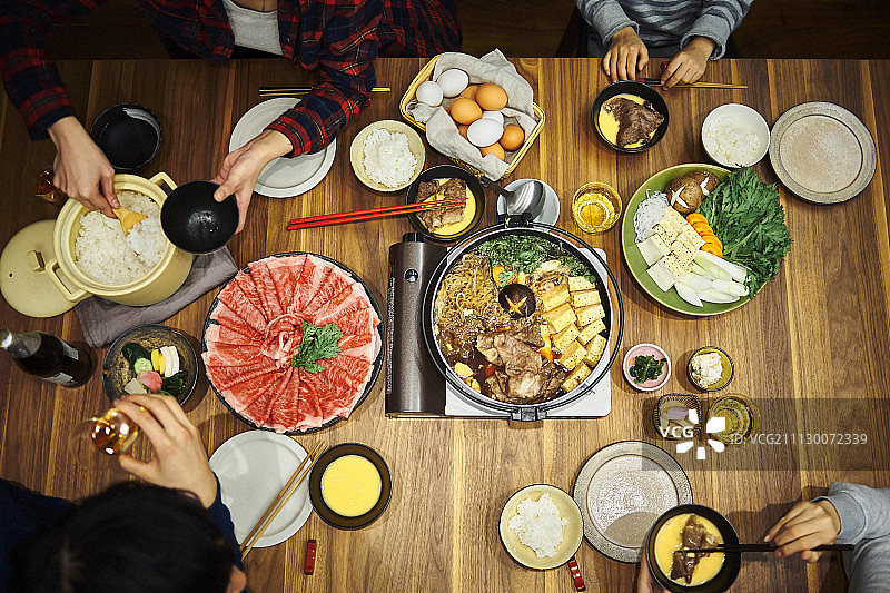 寿喜烧人物图片素材