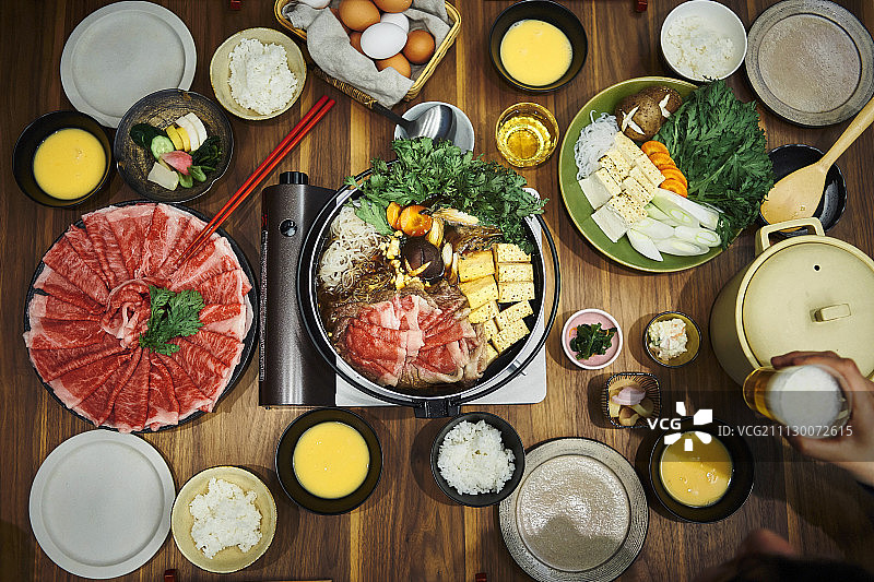 寿喜烧人物图片素材