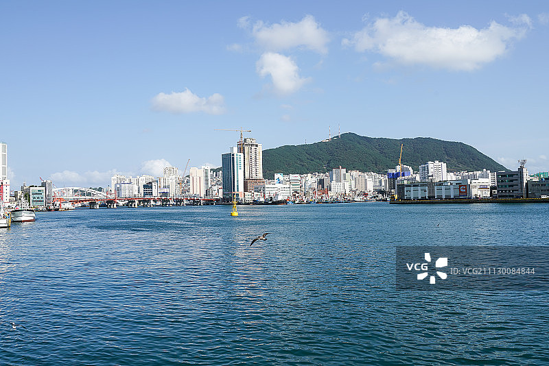 韩国釜山港图片素材