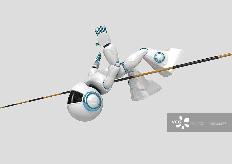 机器人高跳3D图形图片素材