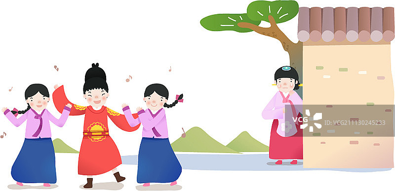 国王与女性寻欢作乐，王后独自哭泣图片素材