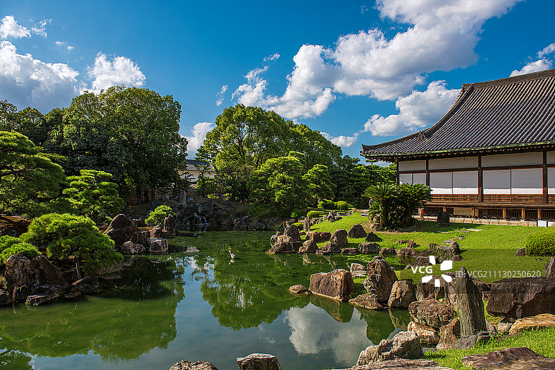 日本京都二条城图片素材