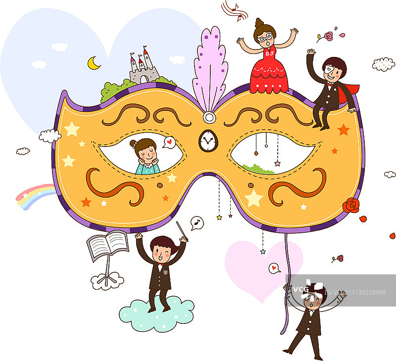 人们享受文化生活图片素材