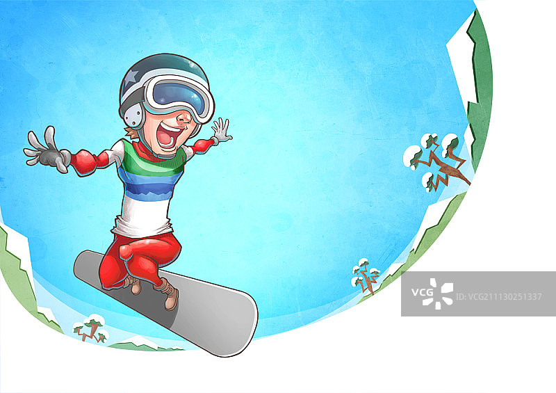 冬季奥林匹克运动会单板滑雪图片素材