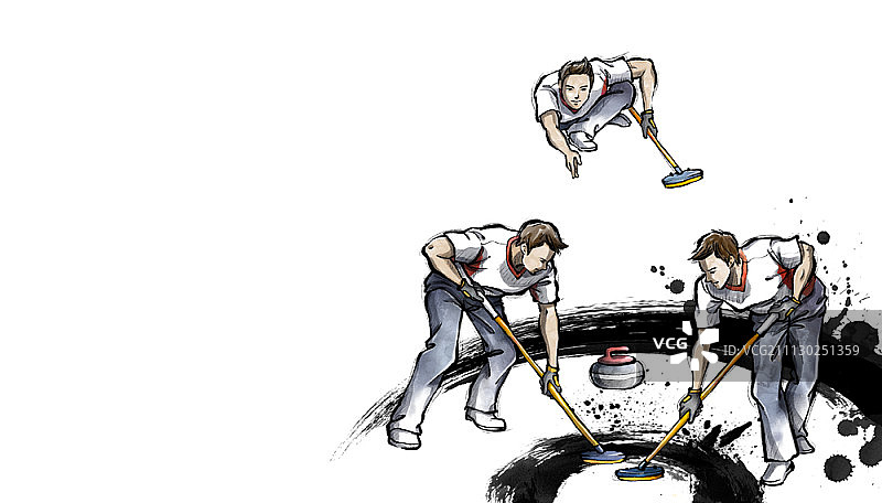 冬季奥林匹克运动会：冰壶图片素材