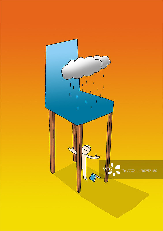 想象中的人物线条画图片素材