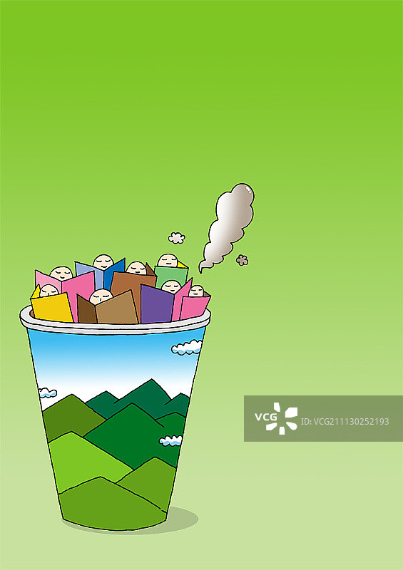 想象中的人物线条画图片素材