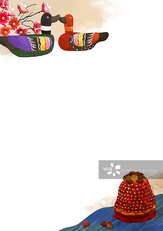 韩国传统婚礼道具图片素材